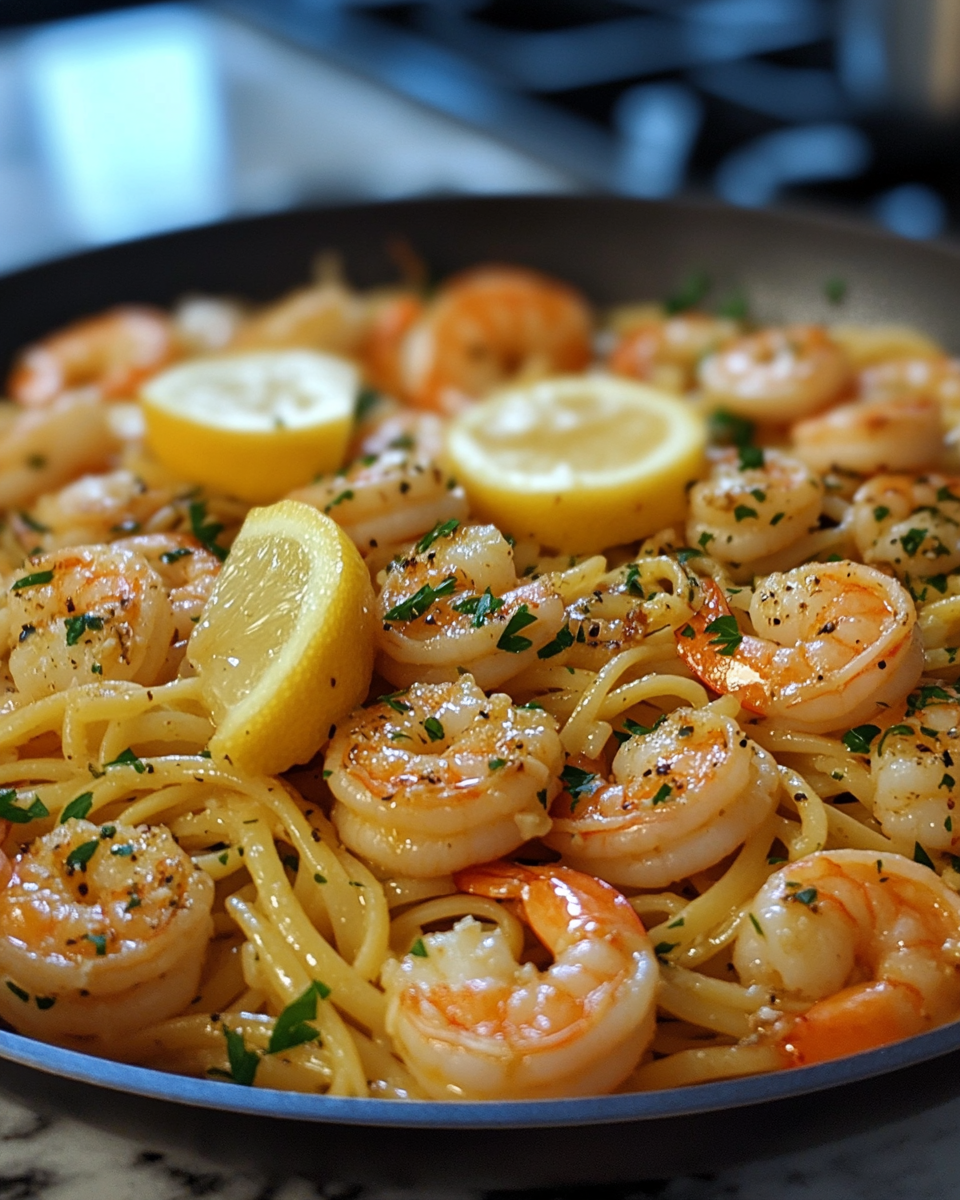 Lemon Garlic Shrimp Pasta Skillet 7 Simple Zesty Delight