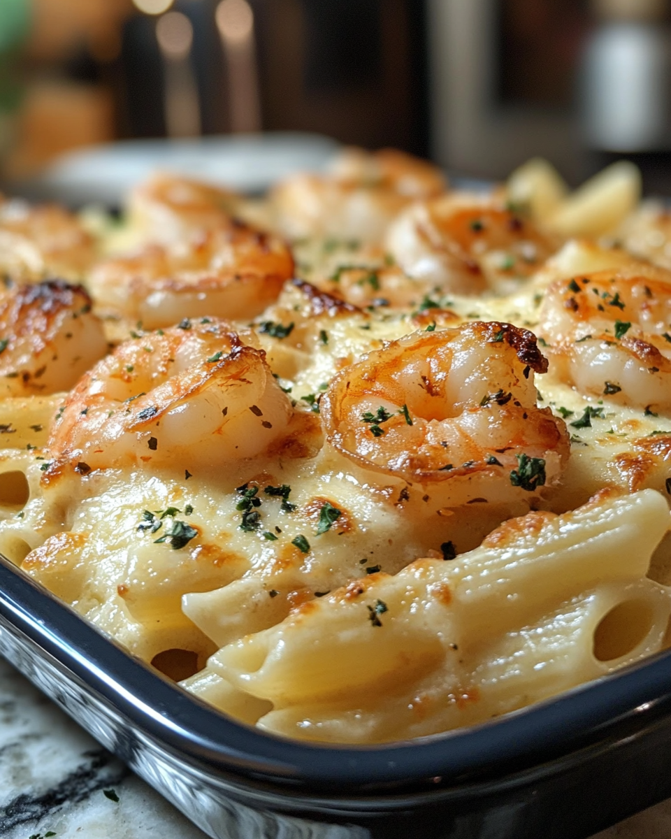 Garlic Parmesan Shrimp Alfredo Bake 5 Ultimate Creamy