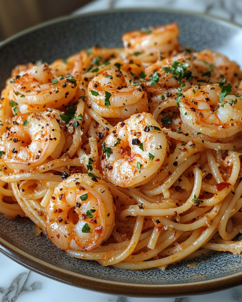 Roasted Red Pepper Shrimp Pasta 5 Simple Cozy Comfort